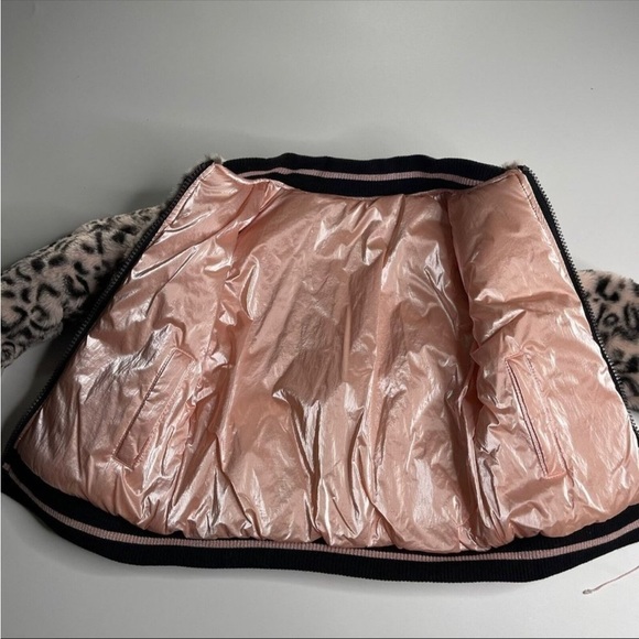 ANDY & Evan Girls Reversible Bomber Jacket, Size 9-12 months - Picture 5 of 6